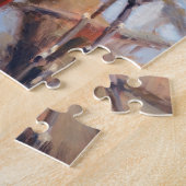 Puzzle Beau oiseau cardinal rouge dans l'arbre nu (Côté)