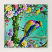 Puzzle Beau oiseau tropical (Horizontal)