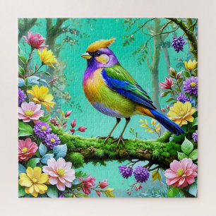 Puzzle Beau oiseau tropical