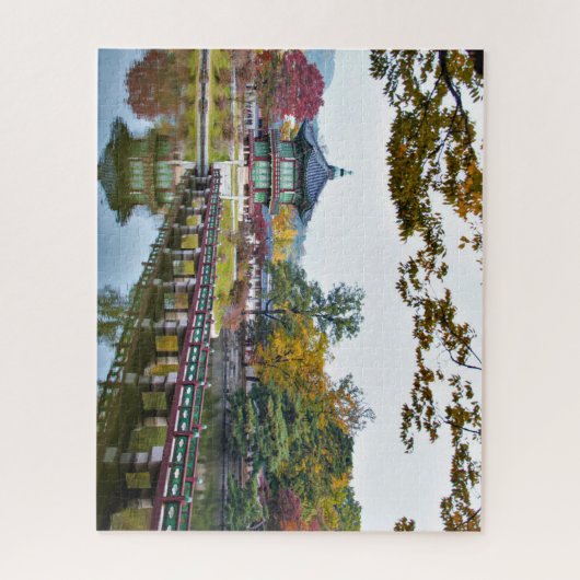 Puzzle Beau Pavillon Hyangwonjeong et Pagode (Vertical)