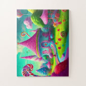 Puzzle Beau paysage de Candyland (Vertical)