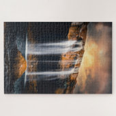 Puzzle Beau paysage de cascade (Horizontal)