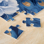 Puzzle Beau Peacock bleu (Côté)