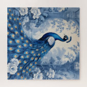 Puzzle Beau Peacock bleu (Horizontal)