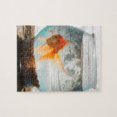 Puzzle Beau poisson rouge fantastique dans le bol par Oce (Horizontal)