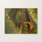 Puzzle Beau pont couvert d'été art (Horizontal)