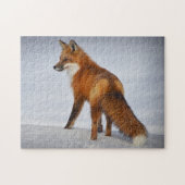 Puzzle Beau renard rouge en neige (Horizontal)