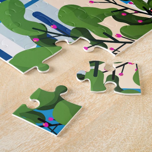 Puzzle Beau Santorin Grèce Voyage (Côté)