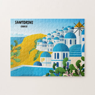 Puzzle Beau Santorin Grèce Voyage