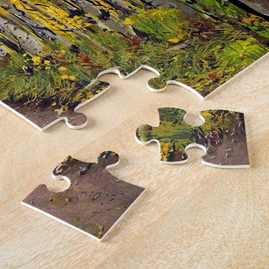 Puzzle Beau sentier Pittoresque d'automne à Aspen Tree Gr (Côté)