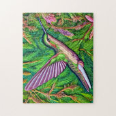 Puzzle Beau Shabby Chic Petit Colibri. (Vertical)