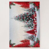 Puzzle Beau thème de Noël Paysage (Vertical)