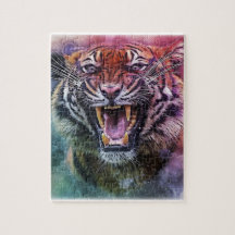 Beau tigre Bengale en croissance