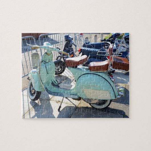 Puzzle Beau vieux scooter (Horizontal)
