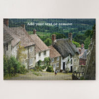 Beau village anglais Shaftesbury, Angleterre,