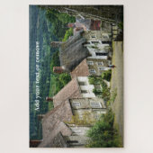 Puzzle Beau village anglais Shaftesbury, Angleterre, (Vertical)