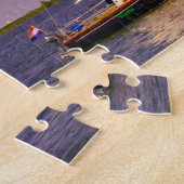 Puzzle Beau voilier au coucher du soleil, Pays-Bas (Côté)