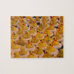Puzzle Beaucoup De Canards En Caoutchouc Jaune