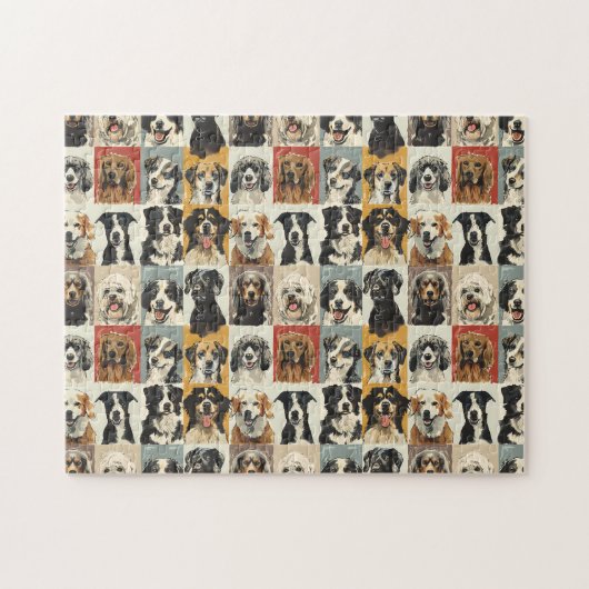 Puzzle Beaucoup de chiens (Horizontal)