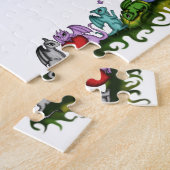 Puzzle beaucoup de dragons mignons (Côté)