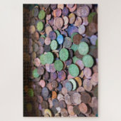 Puzzle Beaucoup de pièces en euros dans une offre - Diffi (Vertical)