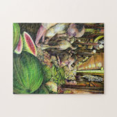 Puzzle Beaucoup d'hommes, beaucoup de melons, Budapest (Horizontal)