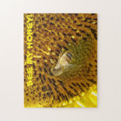 Puzzle Beauté de miel sur une tournesol (Vertical)