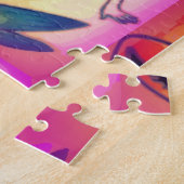 Puzzle beauté de sirène aux cheveux foncés (Côté)