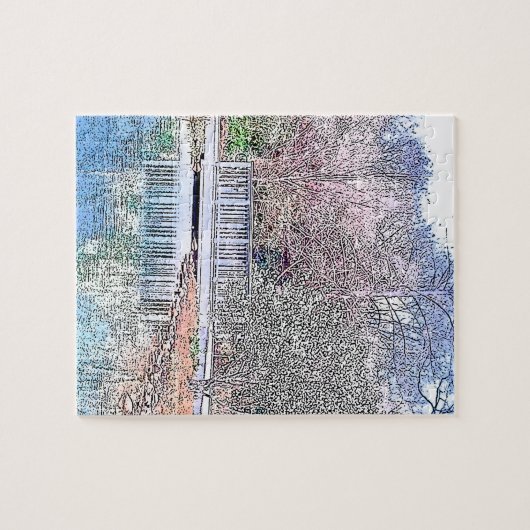 Puzzle Beauté du lac Spring (Horizontal)