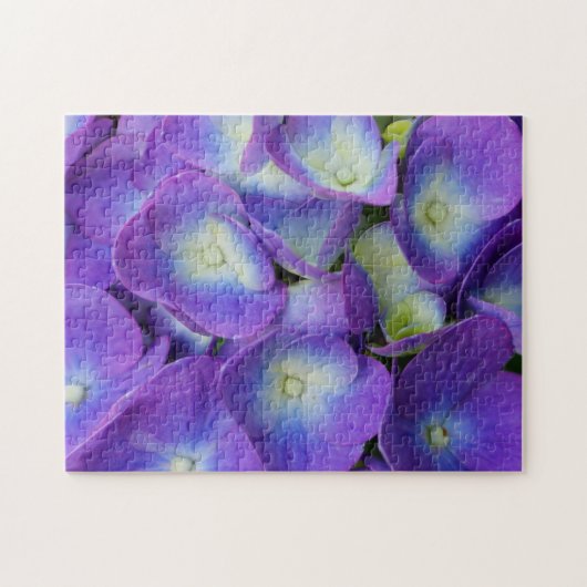 Puzzle Beauté d'une Hortensia Bleue (Horizontal)