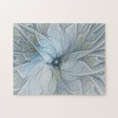 Puzzle Beauté Élégante Fleur d'Art Abstrait Moderne Fract (Horizontal)