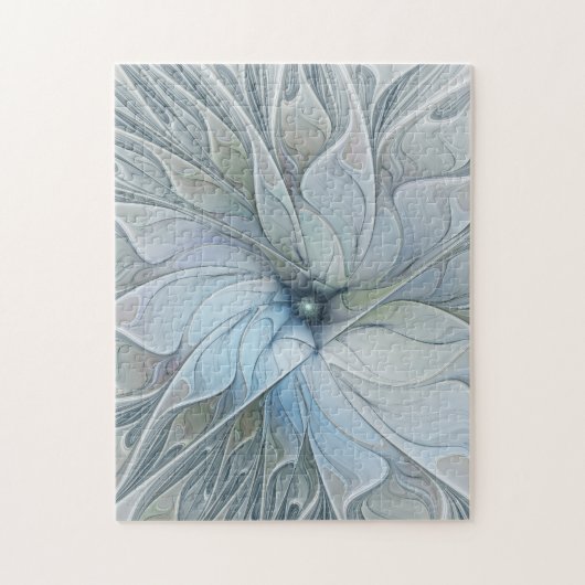 Puzzle Beauté Élégante Fleur d'Art Abstrait Moderne Fract (Vertical)