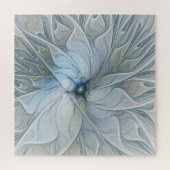 Puzzle Beauté Élégante Fleur d'Art Abstrait Moderne Fract (Horizontal)