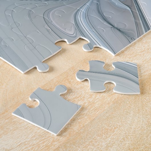 Puzzle Beauté élégante Moderne Abstraite Fractal Art Flow (Côté)