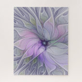 Puzzle Beauté étonnante Fleur d'art Abstrait fractal mode (Vertical)