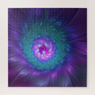 Puzzle Beauté florale Abstraite Fleur d'art fractionnée c