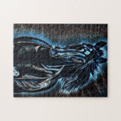 Puzzle Beauté occidentale Wild Mustang Blue Tones (Horizontal)