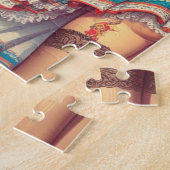 Puzzle Beauté rétro Femme mexicaine (Côté)