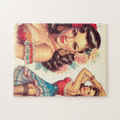 Puzzle Beauté rétro Femme mexicaine (Horizontal)