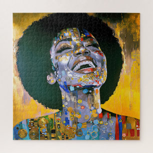 Puzzle "Beauté sans limites en or"