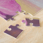 Puzzle Beauté tropicale dans les tons roses (Côté)