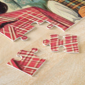 Puzzle Beauté vintage Fashion Girls (Côté)