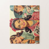 Puzzle Beauté vintage Fashion Girls (Vertical)