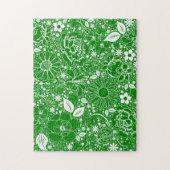 Puzzle Beautés botaniques vertes (Vertical)