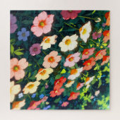 Puzzle Beautiful colorful anime flowers (Horizontal)