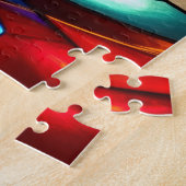 Puzzle Beautiful Colorful Glimmering Winged Dragonfly (Côté)