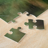 Puzzle Beautiful green-eyed tabby cat close-up (Côté)