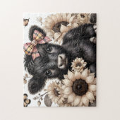 Puzzle Beautiful Highland Cow (Vertical)