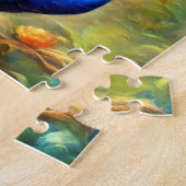 Puzzle Beautiful Peacock in Garden Bird 98 (Côté)