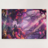 Puzzle Beautiful Purple Forest  (Horizontal)